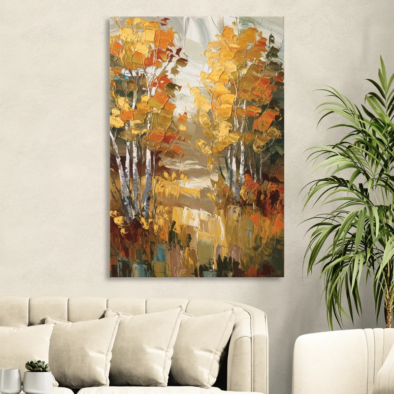 Vail Aspen Forest Sitting Room - Canvas Wall Art