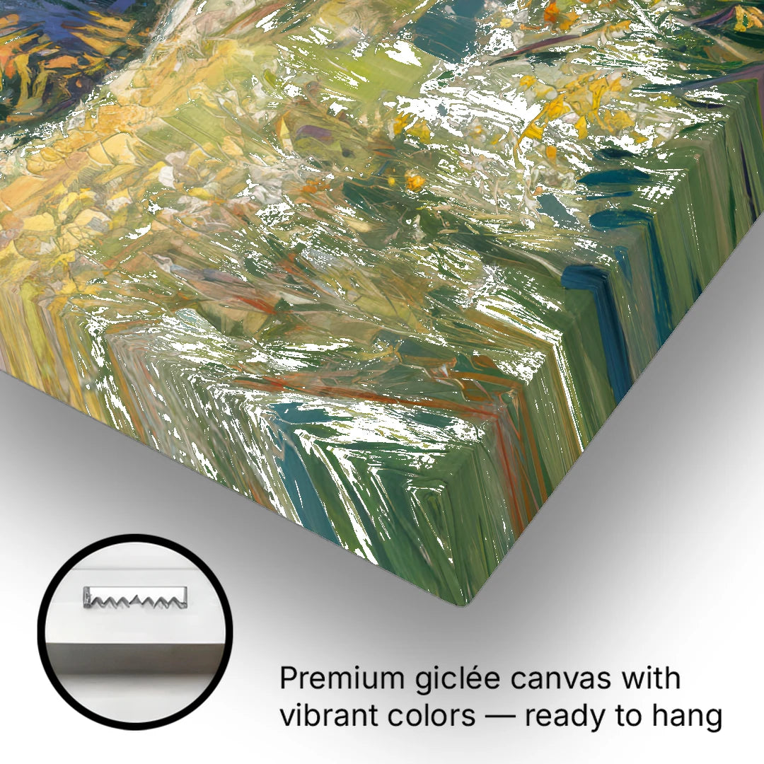 Vail Rocky Mountain View - Canvas Wall Art - Gallery Wrap Corner