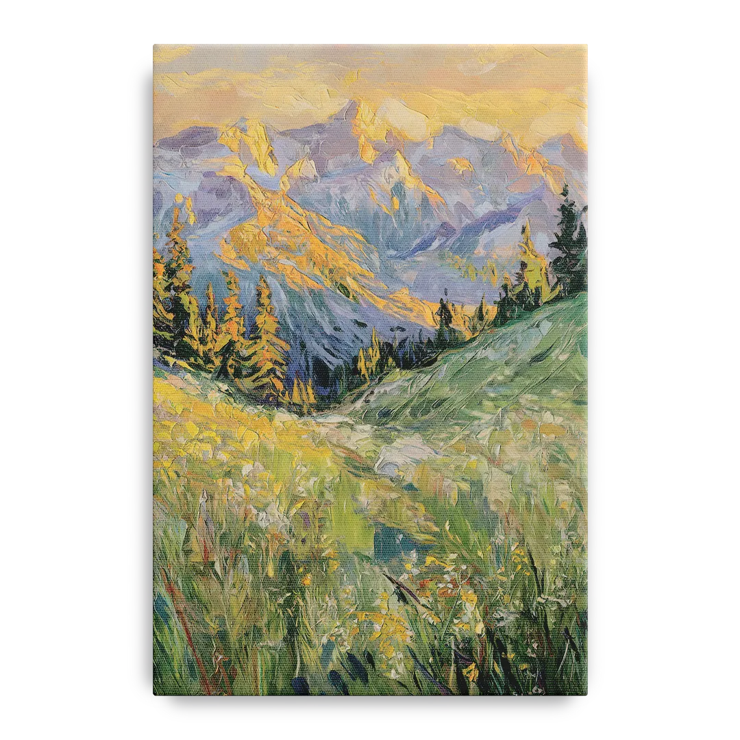 Vail Rocky Mountain View Front - Canvas Wall Art