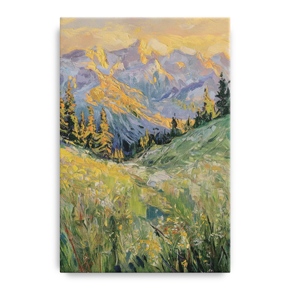 Vail Rocky Mountain View Front - Canvas Wall Art
