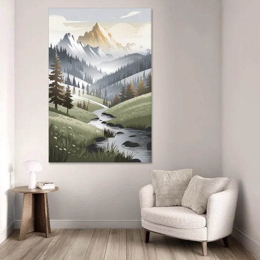 Vail Scenic Landscape - Canvas Wall Art - Sofa - 40x60