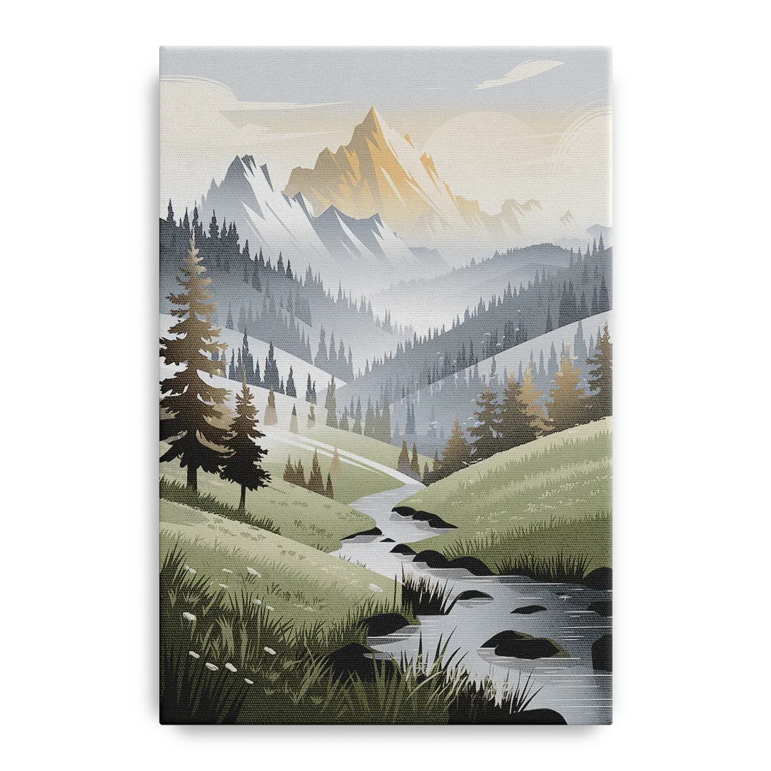 Vail Scenic Landscape Front - Canvas Wall Art