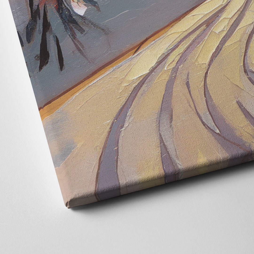 Vail Ski Slopes Canvas Close Up