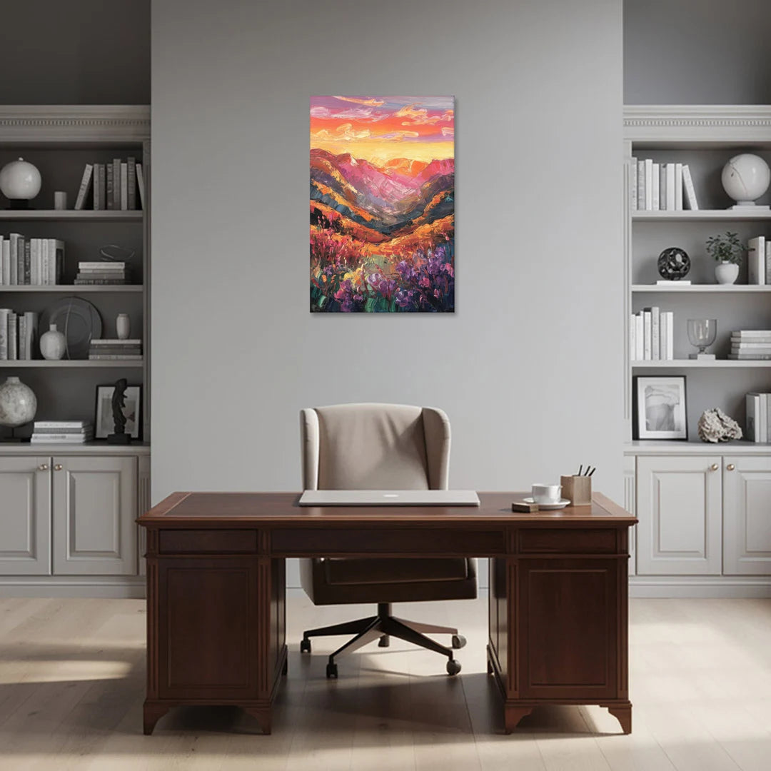 Vail Sunset Glow - Canvas Wall Art - Office - 24x36