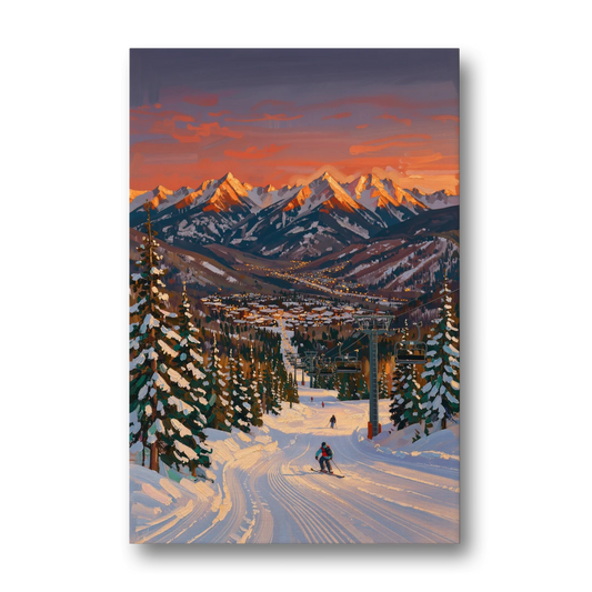 Vail Winter Wonderland - Canvas Wall Art - Front