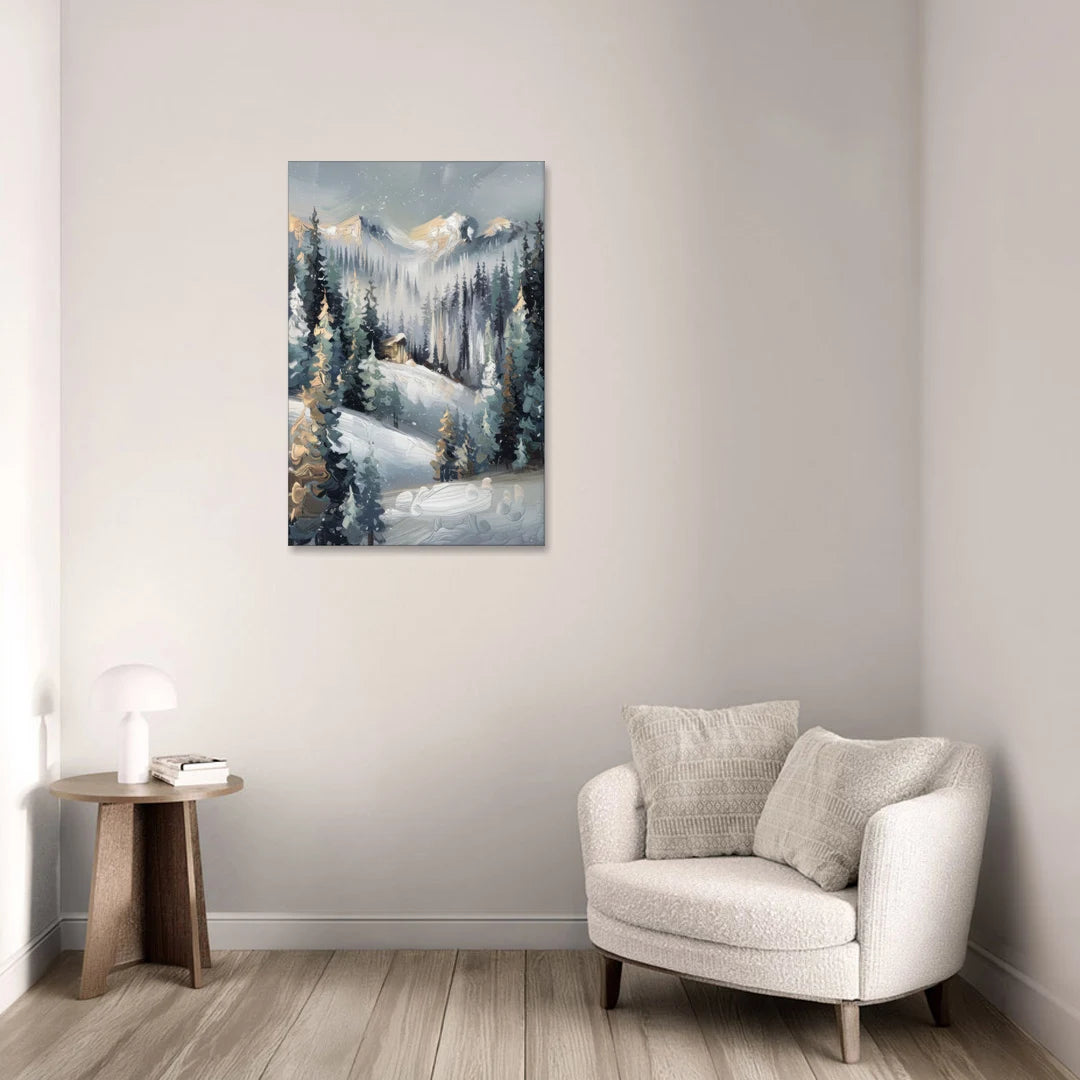 Vail Winter Wonderland - Canvas Wall Art - Sofa - 24x36