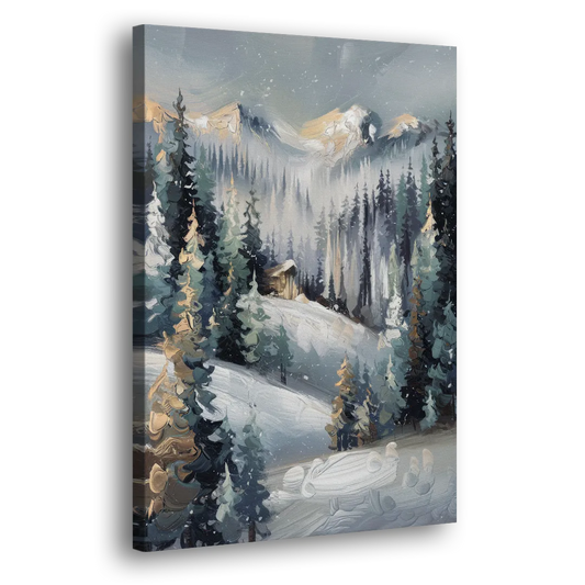 Vail Winter Wonderland Side - Canvas Wall Art