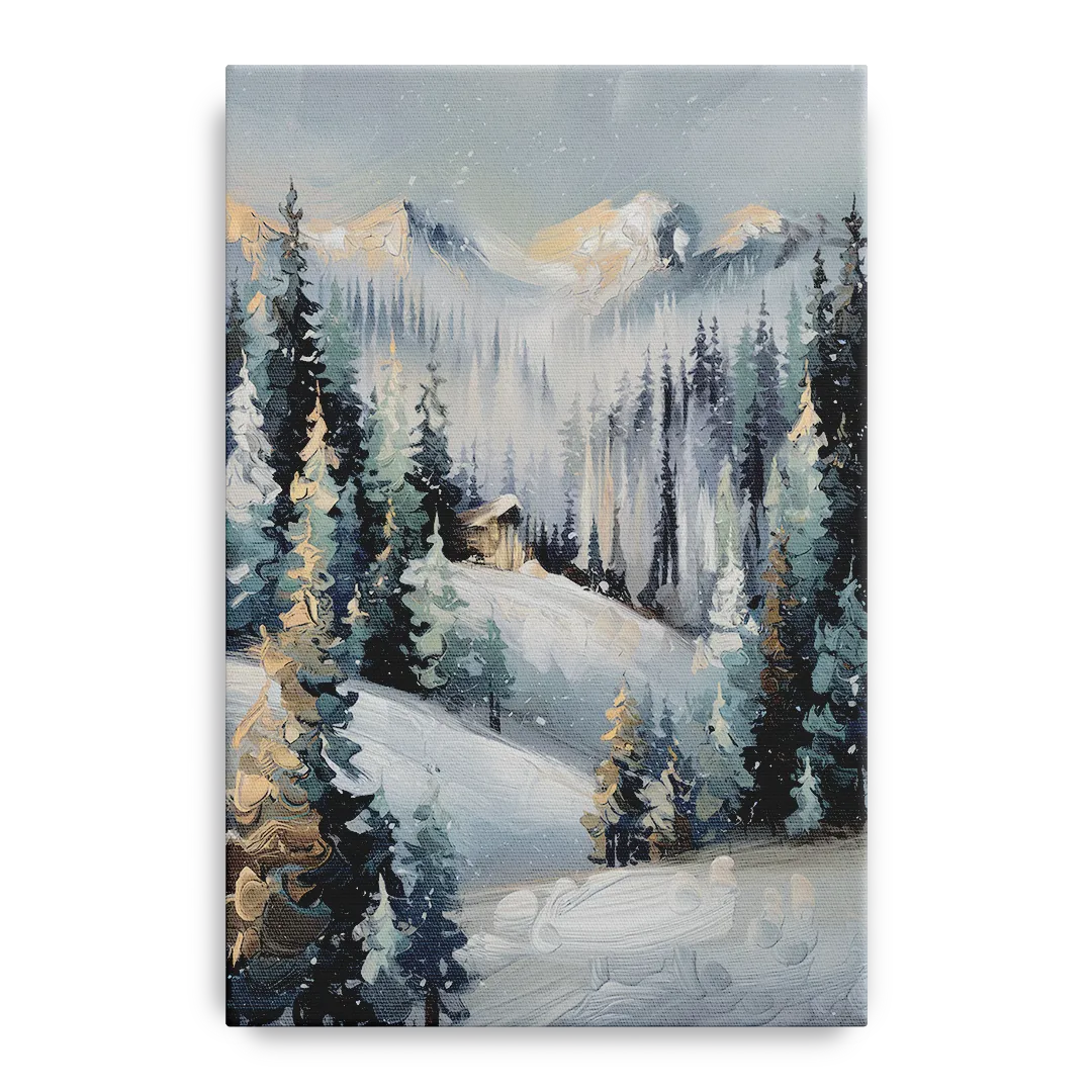 Vail Winter Wonderland Front - Canvas Wall Art