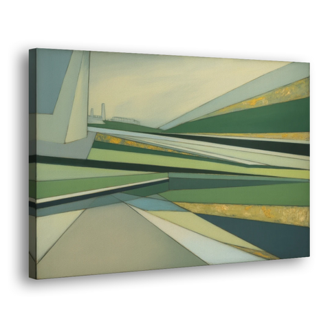 Vake Park Serenity - Canvas Wall Art - Side