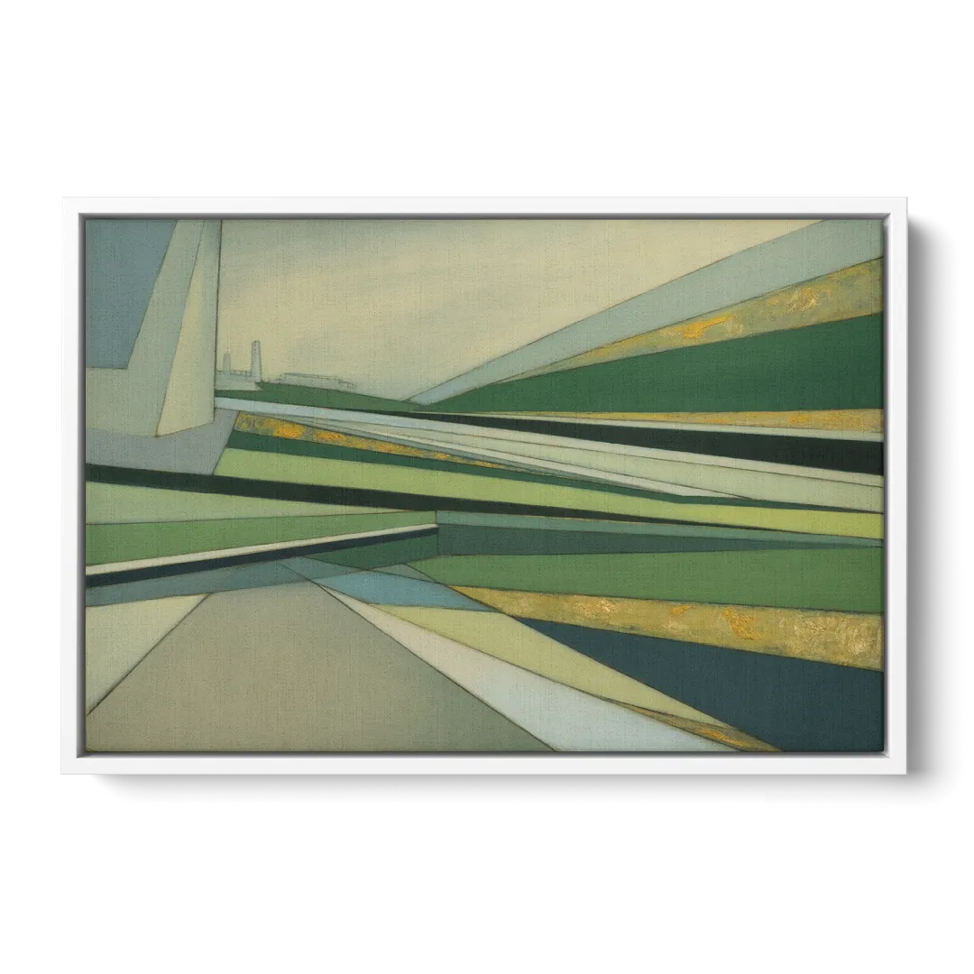 Vake Park Serenity Front - White Canvas Wall Art