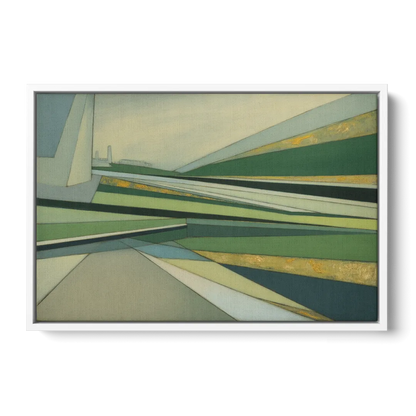 Vake Park Serenity Front - White Canvas Wall Art