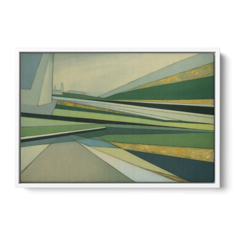 Vake Park Serenity Front - White Canvas Wall Art