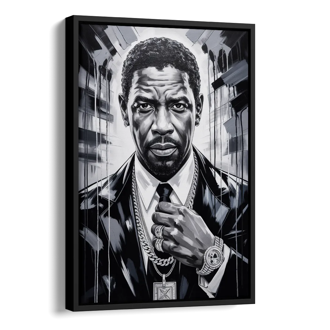 Valor 2.0 Side - Black Canvas Wall Art