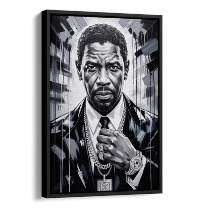 Valor 2.0 Side - Black Canvas Wall Art