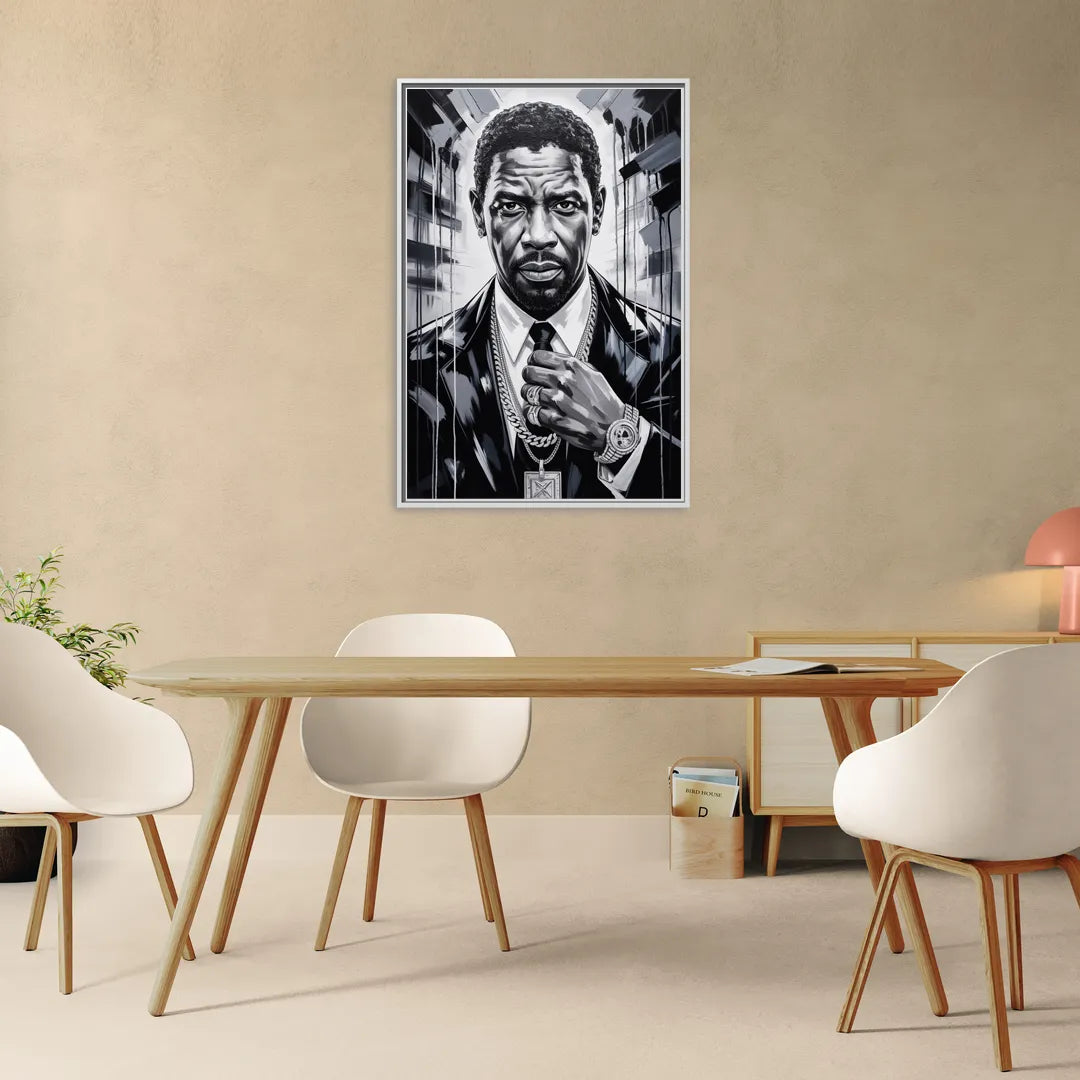 Valor 2.0 - Living Room White Frame Canvas