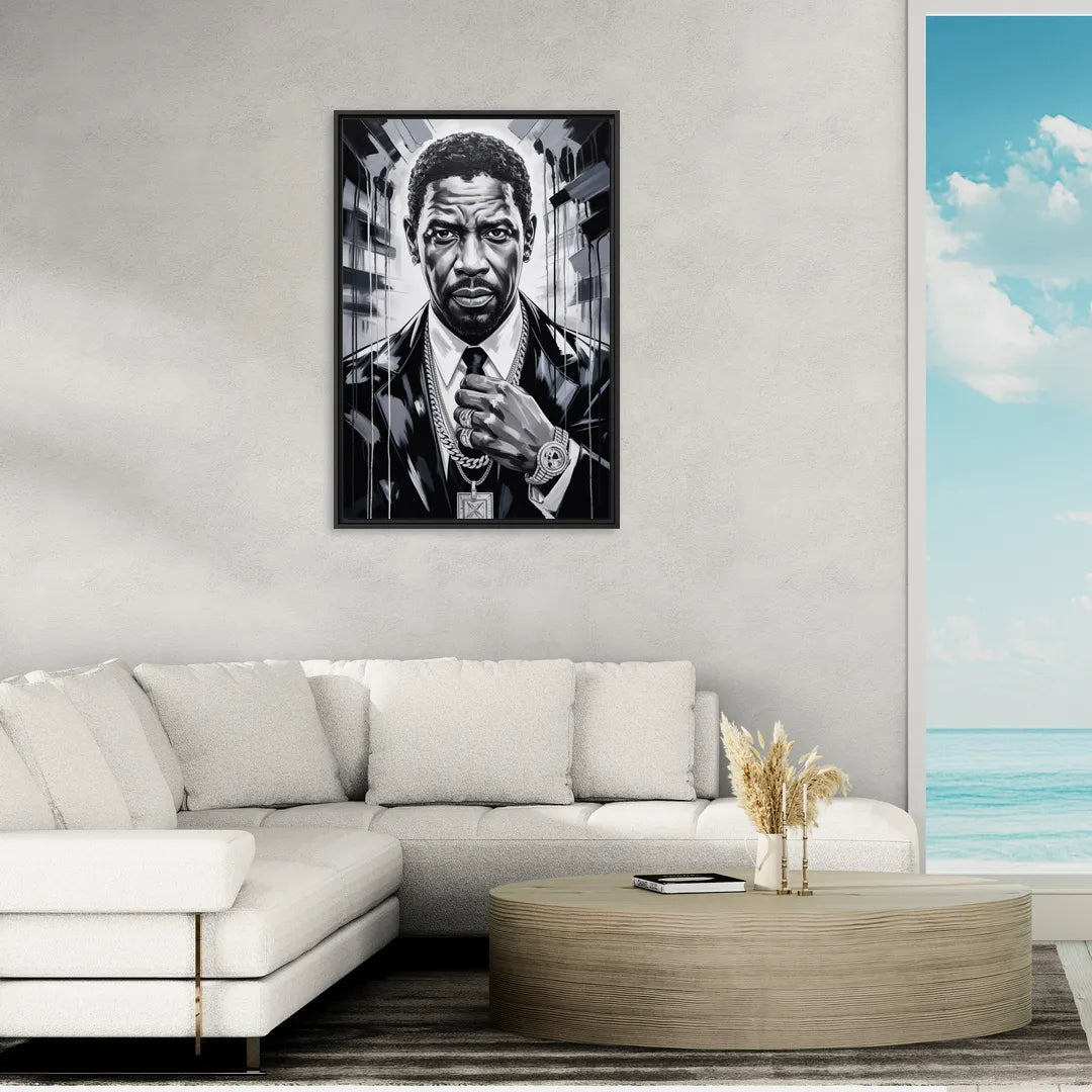 Valor 2.0 - Living Room Black Frame Canvas