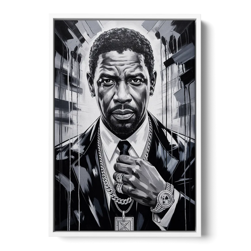 Valor 2.0 Front - White Canvas Wall Art