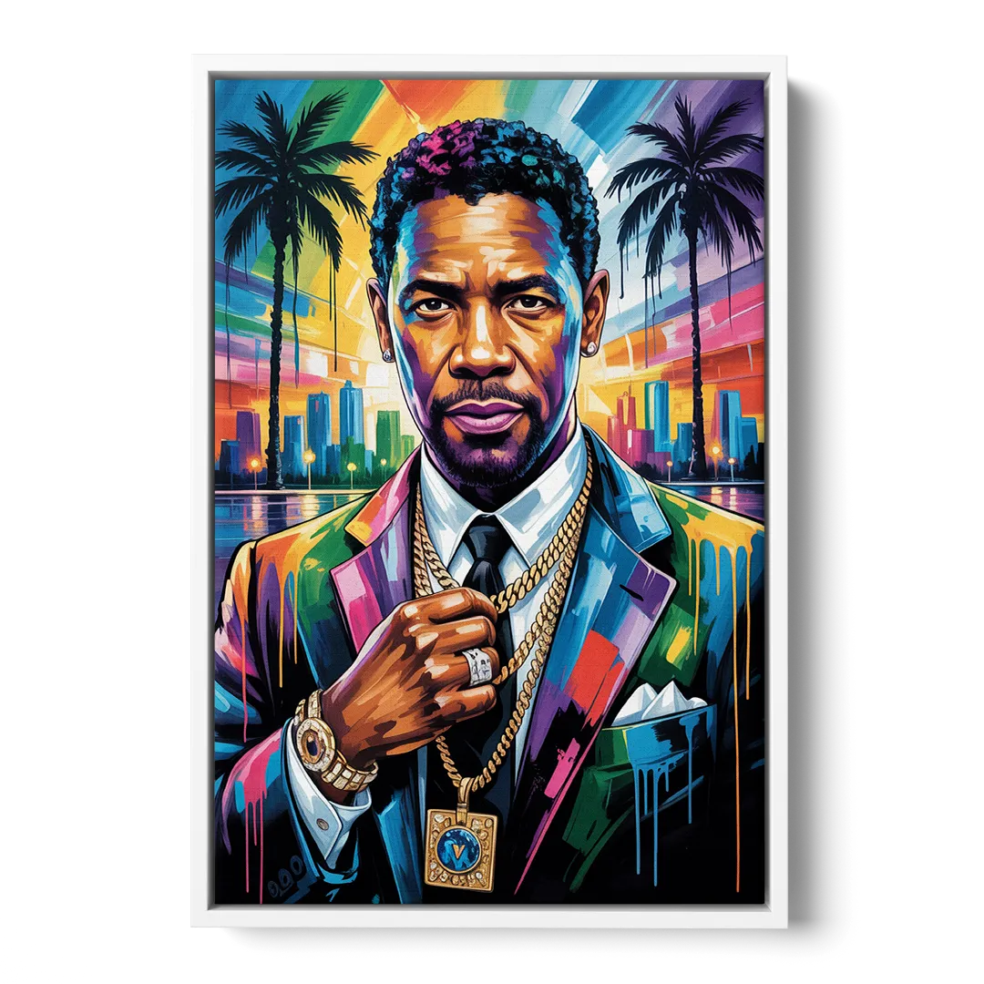 Valor - White Frame Canvas