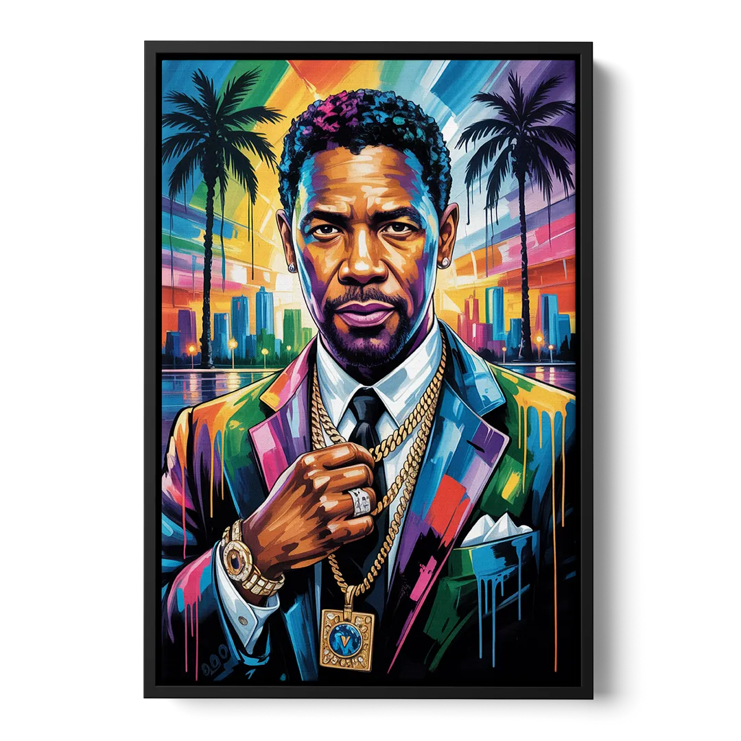 Valor - Black Frame Canvas