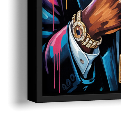 Valor - Close-Up Black Frame Canvas