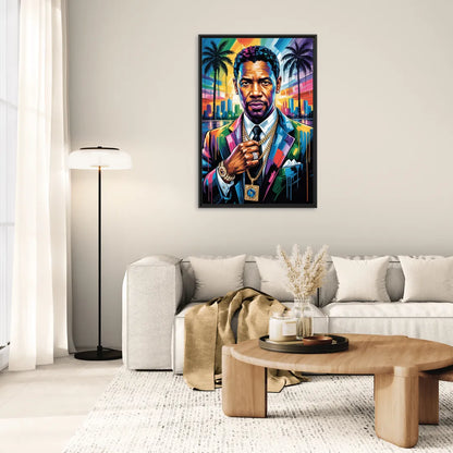 Valor - Living Room Black Frame Canvas