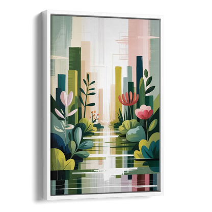 VanDusen Botanical Garden Side - White Canvas Wall Art