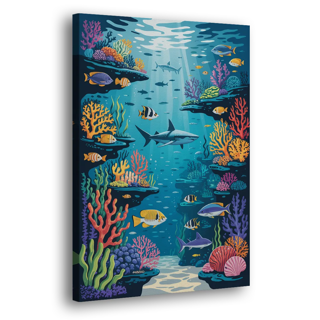 Vancouver Aquarium Life Side - Canvas Wall Art