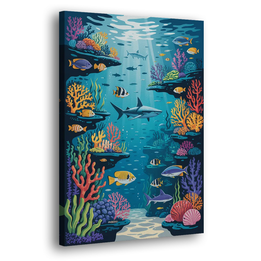 Vancouver Aquarium Life Side - Canvas Wall Art