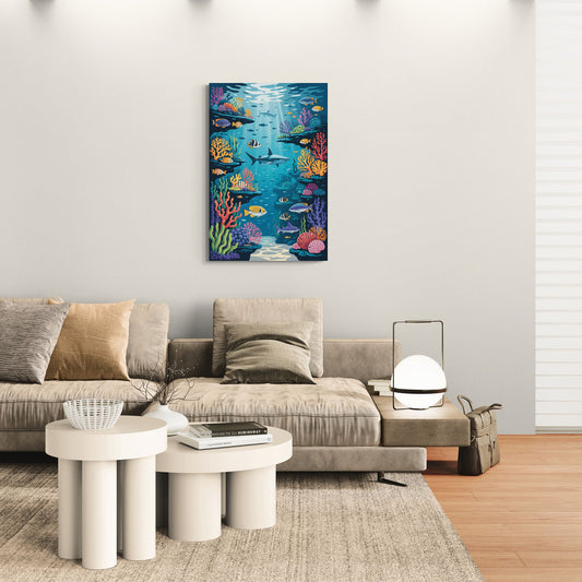 Vancouver Aquarium Life - Canvas Wall Art Living Room