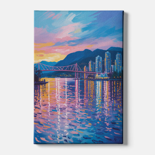 Vancouver Burrard Inlet - Canvas Wall Art