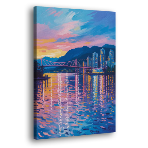 Vancouver Burrard Inlet - Canvas Wall Art