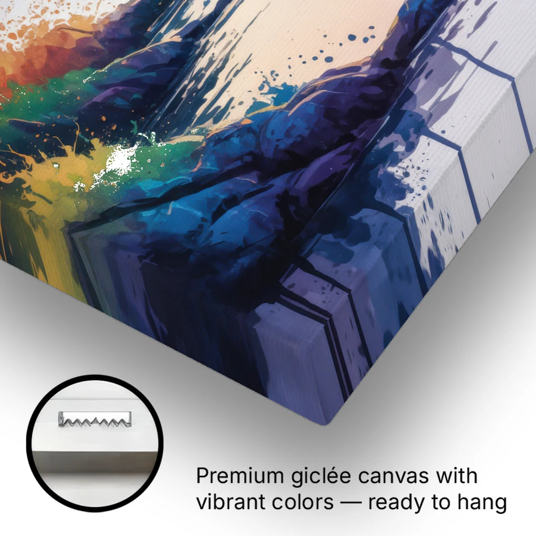 Vancouver Island Mist - Canvas Wall Art - Gallery Wrap Corner