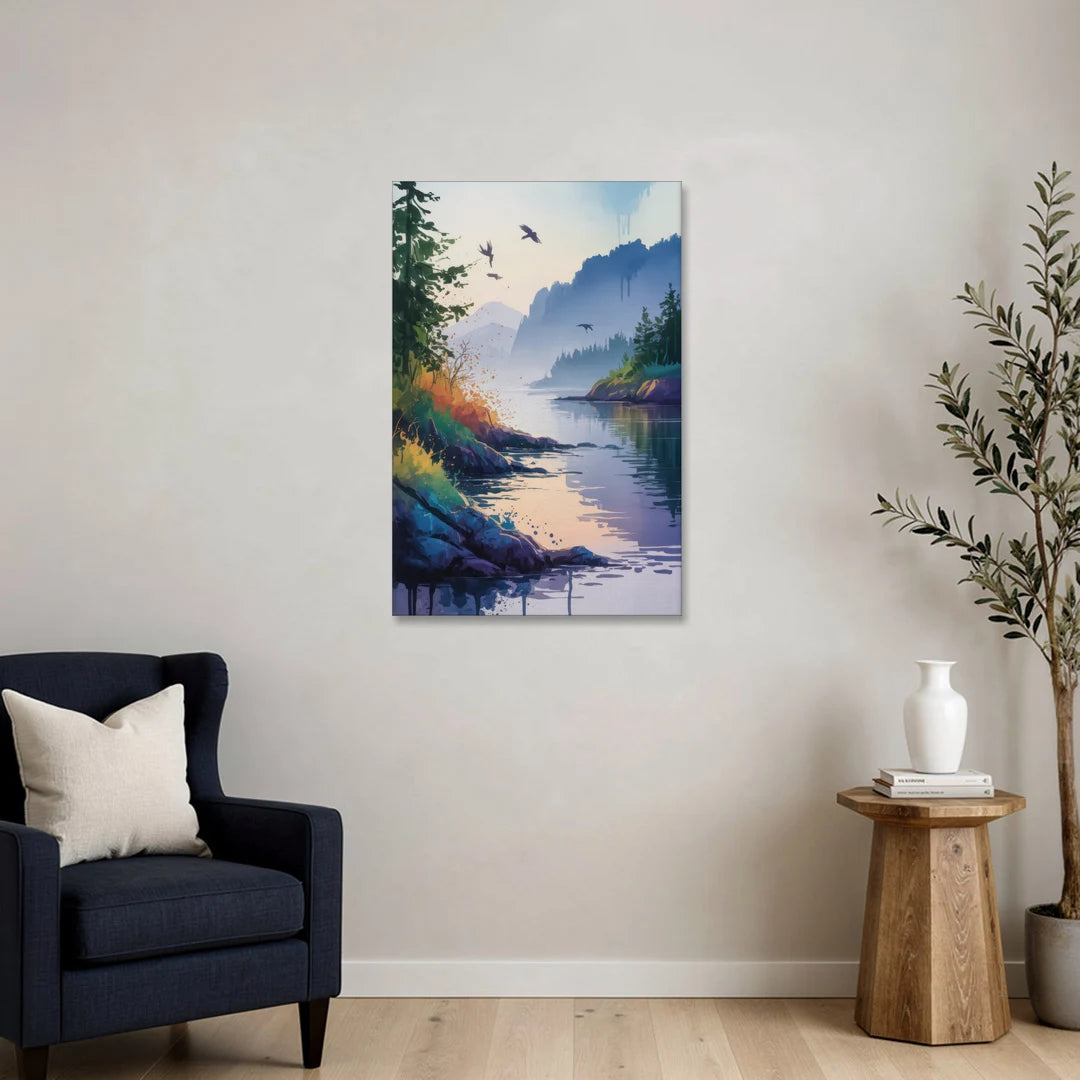 Vancouver Island Mist - Canvas Wall Art - Sofa - 24x36