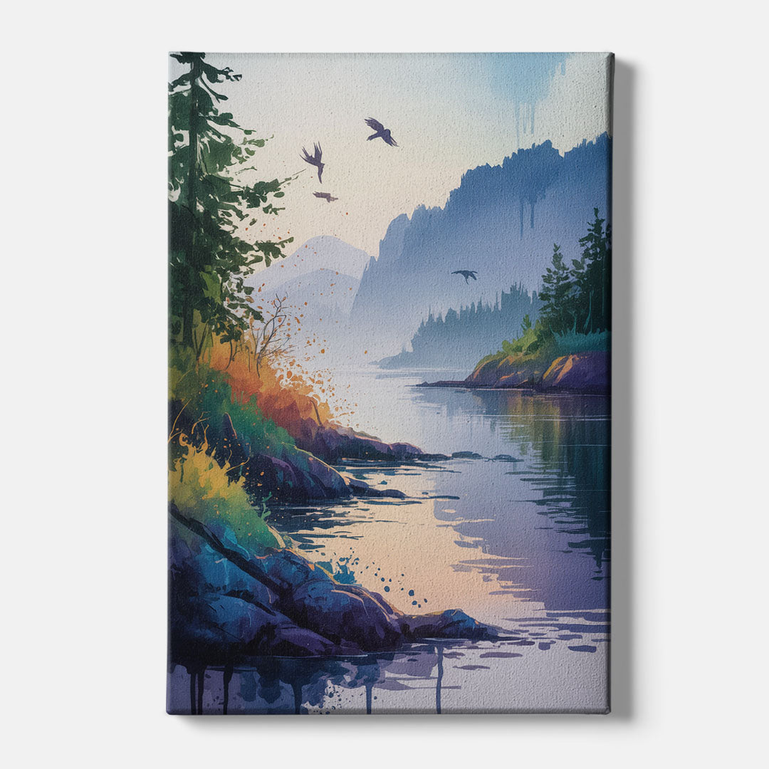 Vancouver Island Mist - Canvas Wall Art