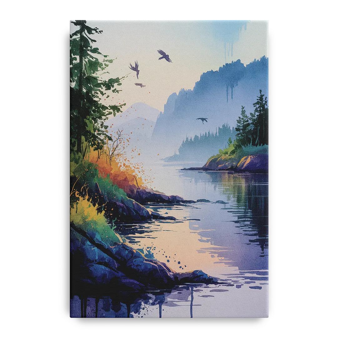 Vancouver Island Mist Front - Canvas Wall Art