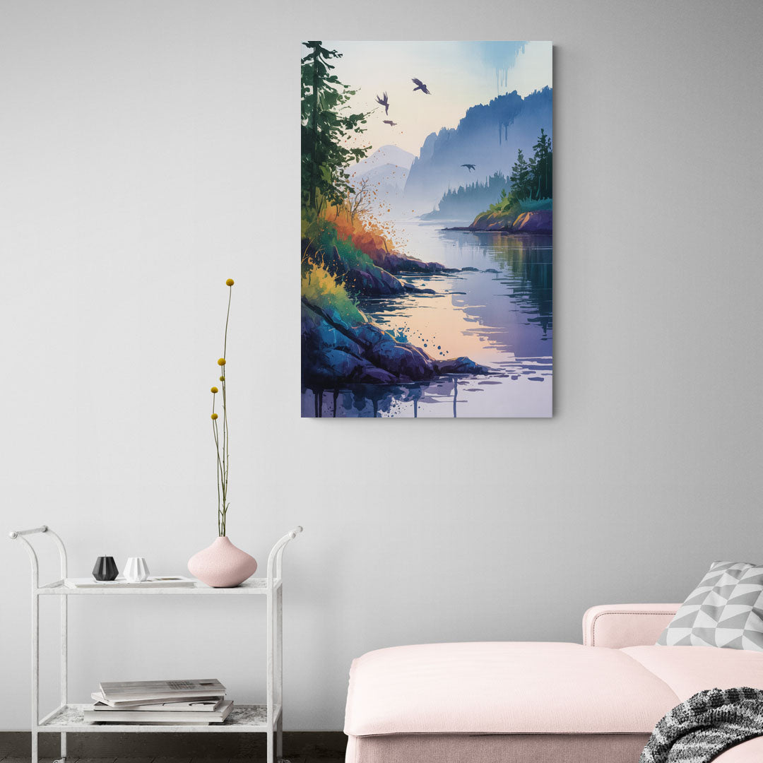 Vancouver Island Mist - Canvas Wall Art Living Room