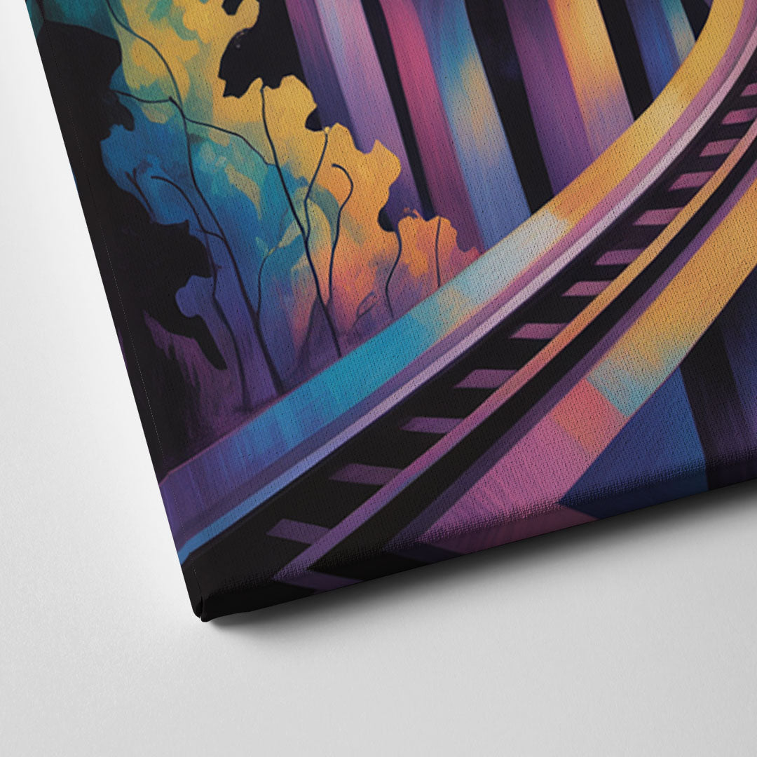 Vancouver SkyTrain Canvas Close Up