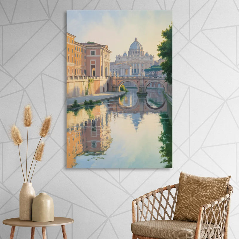 Vatican Serenity Living Room - Canvas Wall Art
