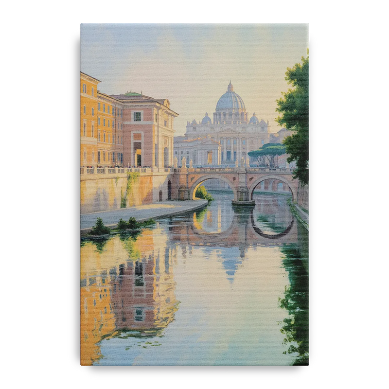 Vatican Serenity Front - Canvas Wall Art