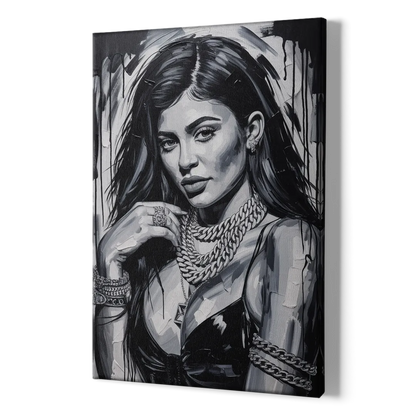 Velvet Line - Canvas Print Art Sides