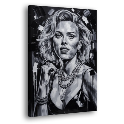 Velvet Shadow Side - Canvas Wall Art