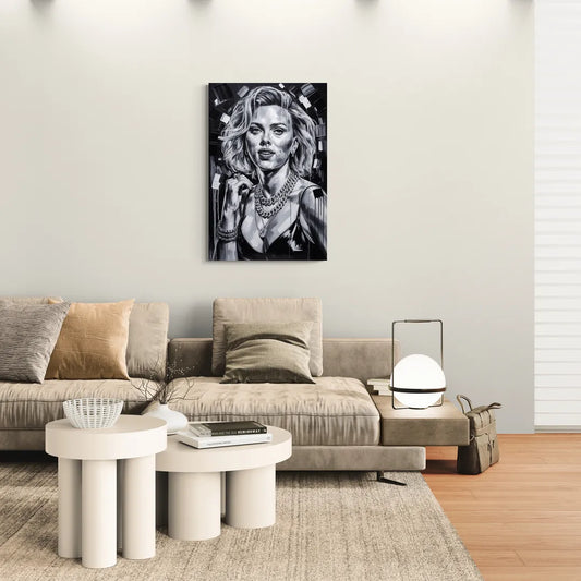 Velvet Shadow - Canvas Wall Art Living Room