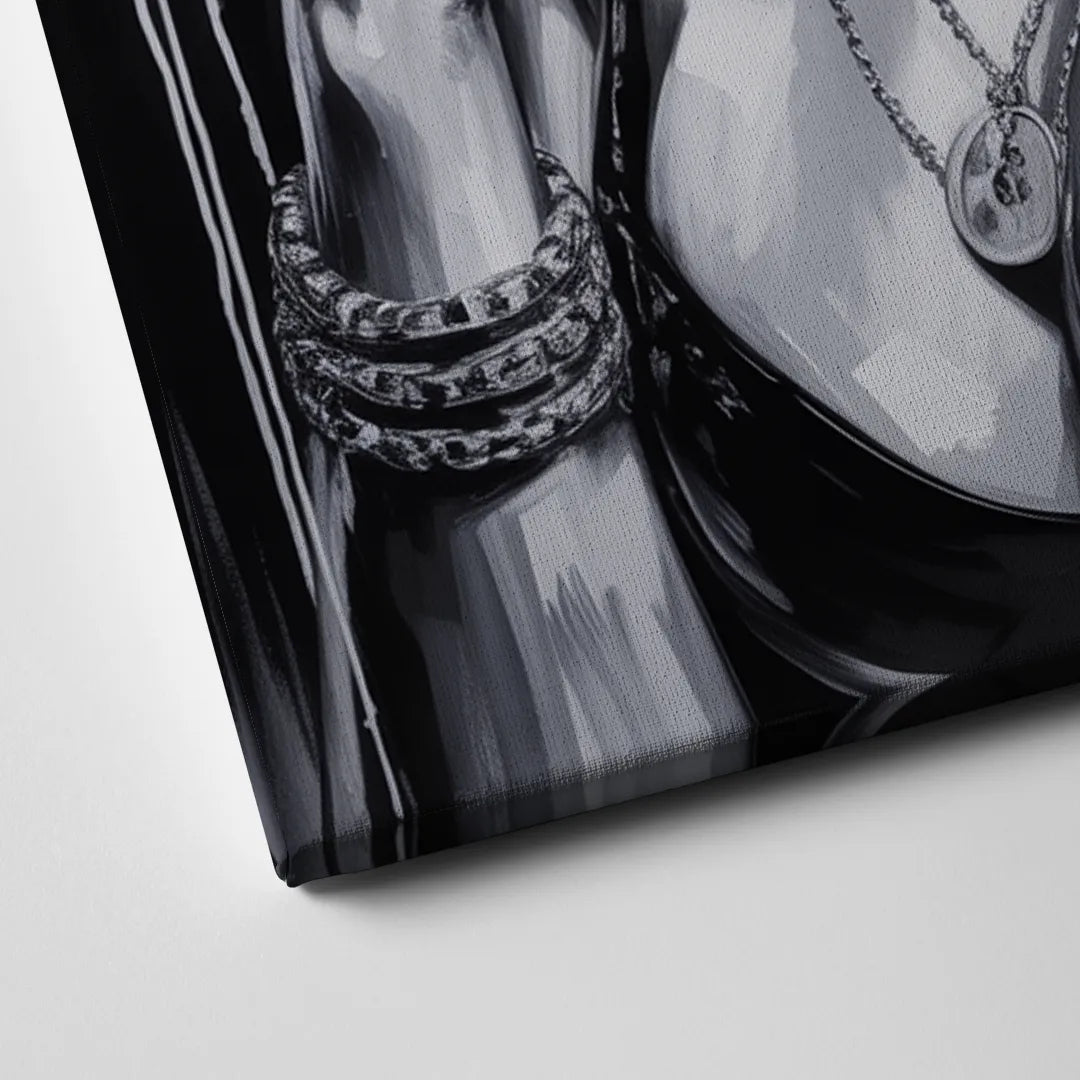 Velvet Shadow Canvas Close Up