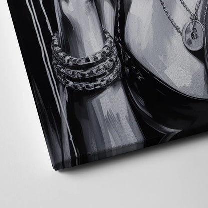 Velvet Shadow Canvas Close Up