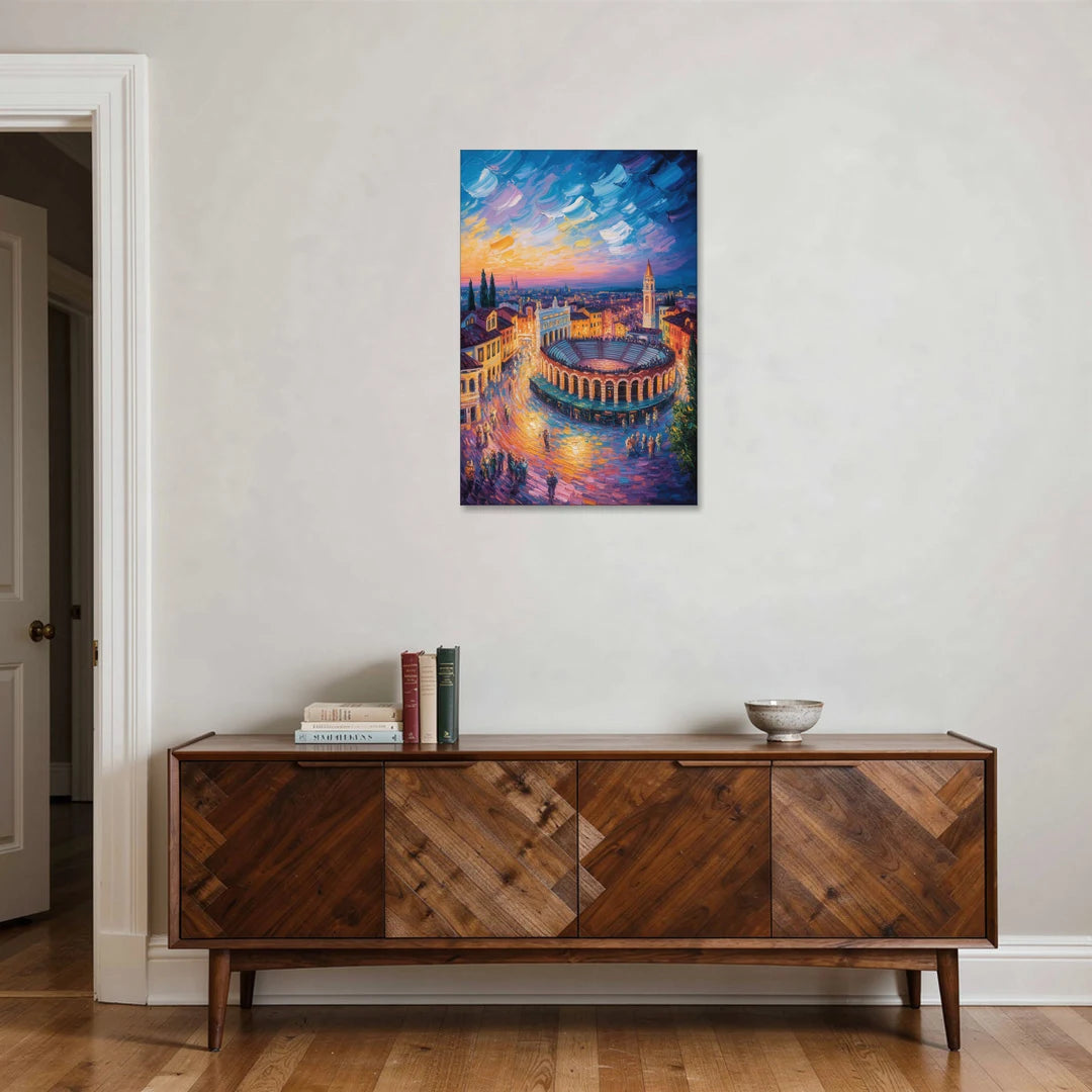Verona's Roman Theatre - Canvas Wall Art - Coffee Table - 24x36