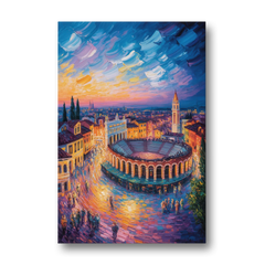 Verona's Roman Theatre - Canvas Wall Art - Front