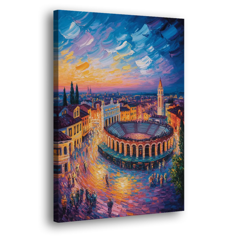Verona's Roman Theatre - Canvas Wall Art