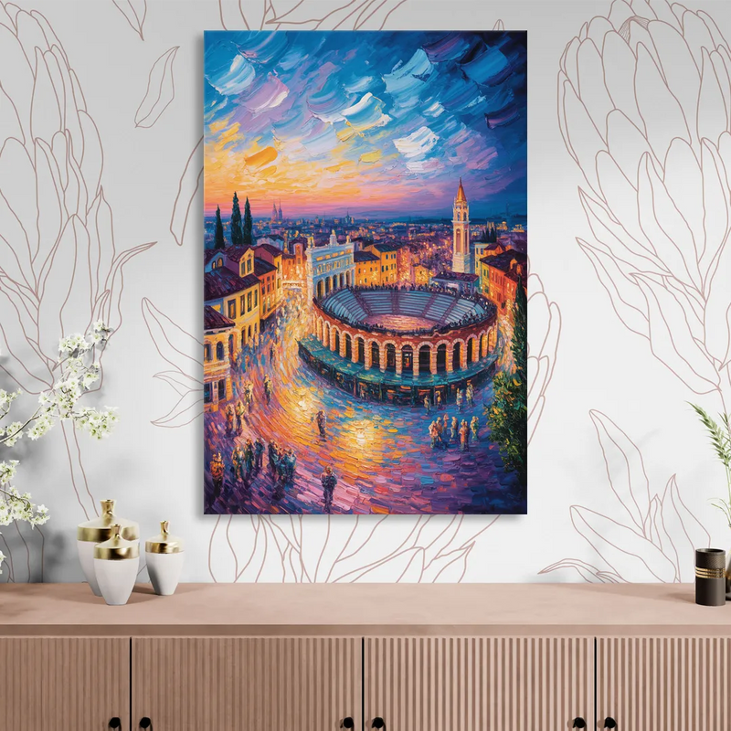 Verona's Roman Theatre Sitting Room - Canvas Wall Art