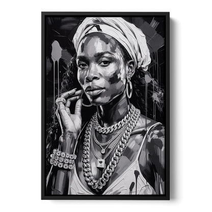 Victory 2.0 - Black Frame Canvas
