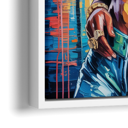 Victory - Close-Up White Frame Canvas